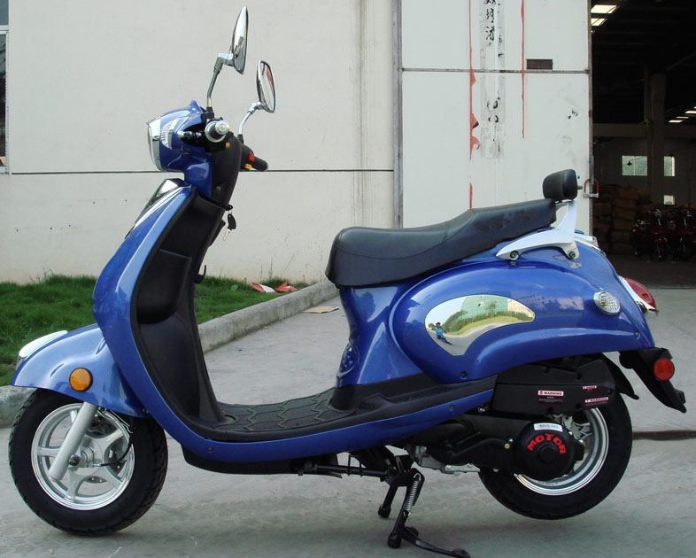 50cc / 125cc جيب دراجة سكوتر مع اثنين من المقاعد ، سكوتر 2 عجلة للبالغين