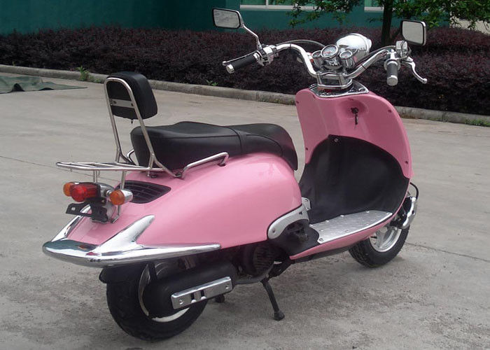 اللون الوردي الكبار 50cc دراجات موتوكروس 2 مقاعد ميني شارع الدراجات للسيدة