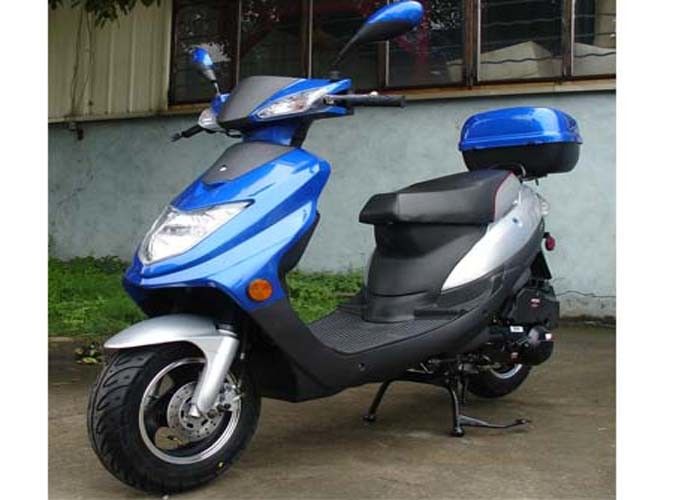 125cc الكبار موتور سكوتر 4 السكتة الدماغية 1 اسطوانة الألومنيوم ريم أربعة ألوان مع صندوق خلفي كبير