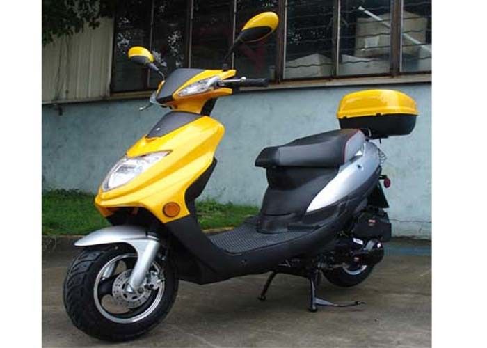 125cc الكبار موتور سكوتر 4 السكتة الدماغية 1 اسطوانة الألومنيوم ريم أربعة ألوان مع صندوق خلفي كبير