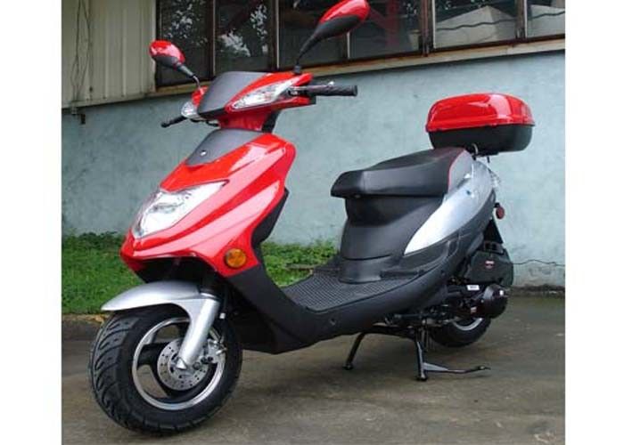 125cc الكبار موتور سكوتر 4 السكتة الدماغية 1 اسطوانة الألومنيوم ريم أربعة ألوان مع صندوق خلفي كبير