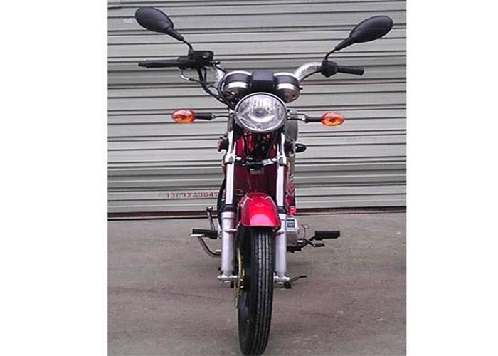 اثنين من مقعد حقيقي جلدي ميني موتور سكوتر ، وانخفاض الضوضاء الصغيرة 50cc الترابية دراجة