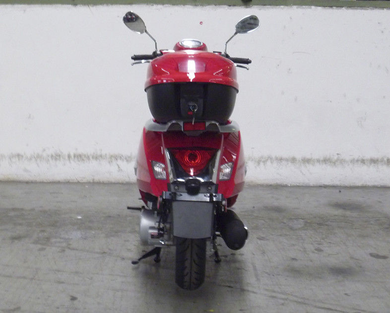لطيفة الشكل الكبار سكوتر موتور الأحمر 150cc سيدة سكوتر مع مرآة الرؤية الخلفية