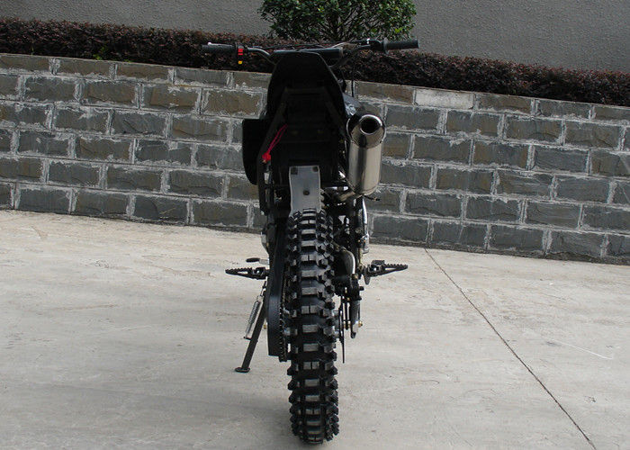 أبولو نمط 250cc الترابية دراجة نارية سوداء مع ناقل حركة يدوي 8L خزان النفط