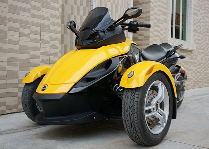 1000cc Can Am 3 عجلة دراجة نارية ، V - التوأم 2 أمامي للدراجات النارية السائل السائل