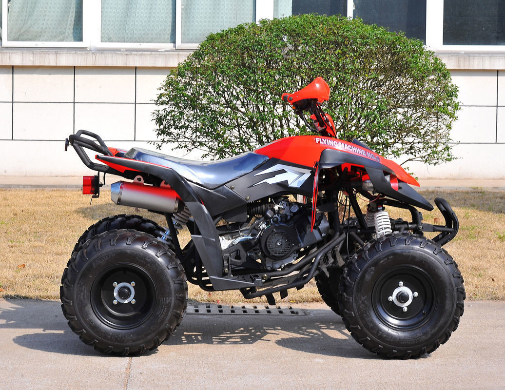 واحد مقعد سباق الشباب ATV 200CC الأحمر 4 × 4 جنبا إلى جنب مركبة النقل المؤتمتة المساعدة