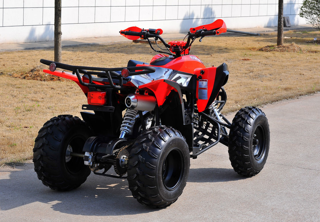 واحد مقعد سباق الشباب ATV 200CC الأحمر 4 × 4 جنبا إلى جنب مركبة النقل المؤتمتة المساعدة