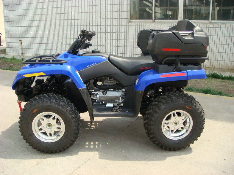 400cc ATV رباعية دراجة 4 * 4F / R تعليق مستقل الحديد / الألومنيوم ريم كهربائية التحول