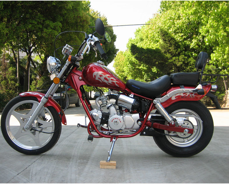 دراجات عالية النقاوة بالطاقة 50cc مع 2 مقاعد تبريد الهواء الدولية والعتاد 4 السرعة
