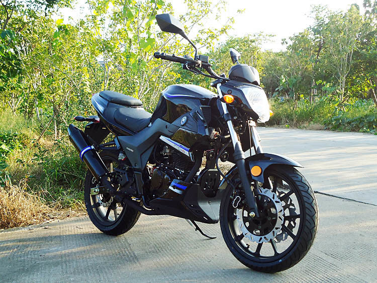 تبريد الهواء دراجات نارية عالية بالطاقة 250cc دراجة نارية اسطوانة واحدة مع أضواء إشارة