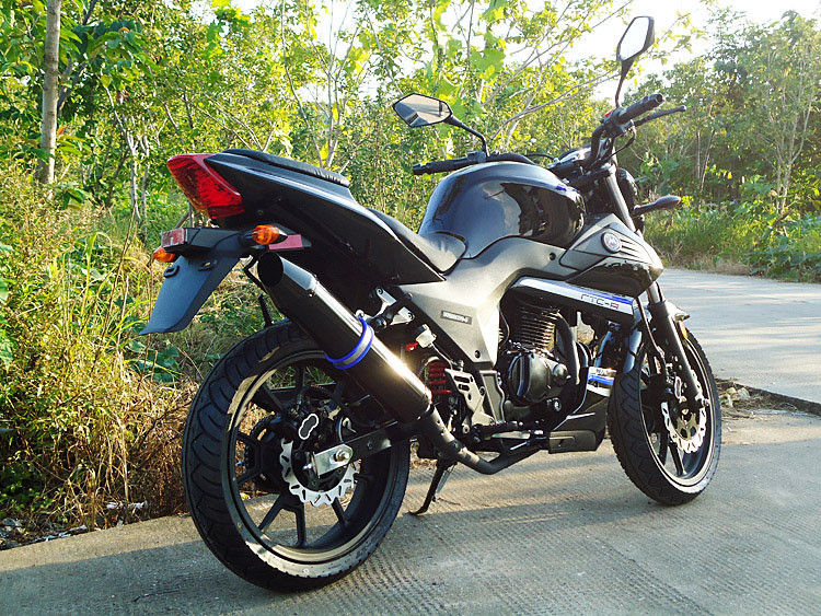 تبريد الهواء دراجات نارية عالية بالطاقة 250cc دراجة نارية اسطوانة واحدة مع أضواء إشارة