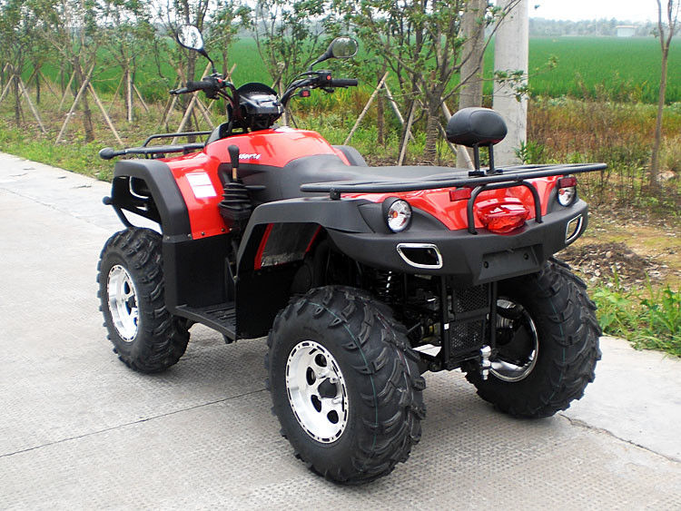 اسطوانة واحدة أربع عجلات مركبة 650cc 4 - السكتة الدماغية أربعة صمام جنبا إلى جنب أربعة ويلرز