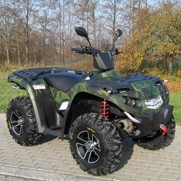 النفط المبردة 400cc أربعة عجلة مركبة مزدوجة / واحدة أ - الذراع مع الألومنيوم ريم كهربائية التحول