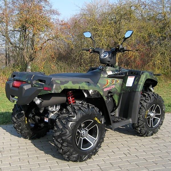 النفط المبردة 400cc أربعة عجلة مركبة مزدوجة / واحدة أ - الذراع مع الألومنيوم ريم كهربائية التحول