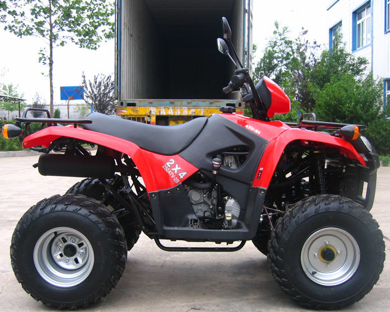 النفط المبردة سباق الشباب atv 260cc مع حجم كبير عكس العتاد / داخل صندوق التروس
