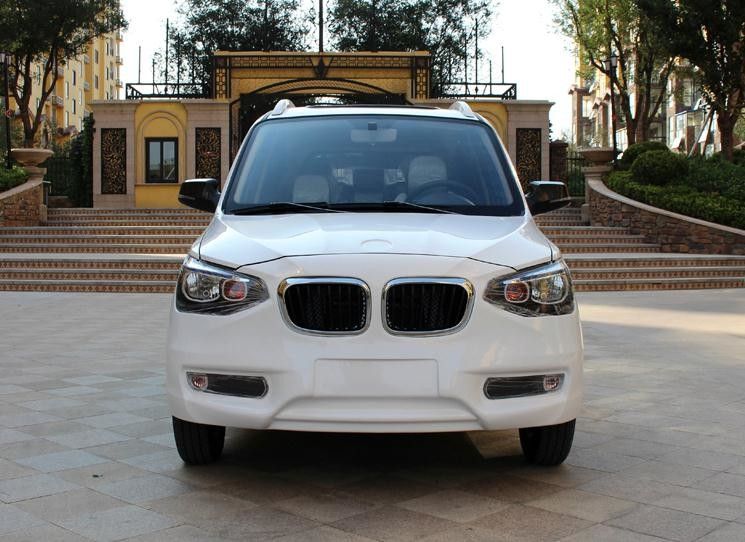 6000 واط عربات الغولف الكهربائية مع 5 أبواب 4 مقاعد BMW ستايل مروحة مروحة MP3 راديو PVC