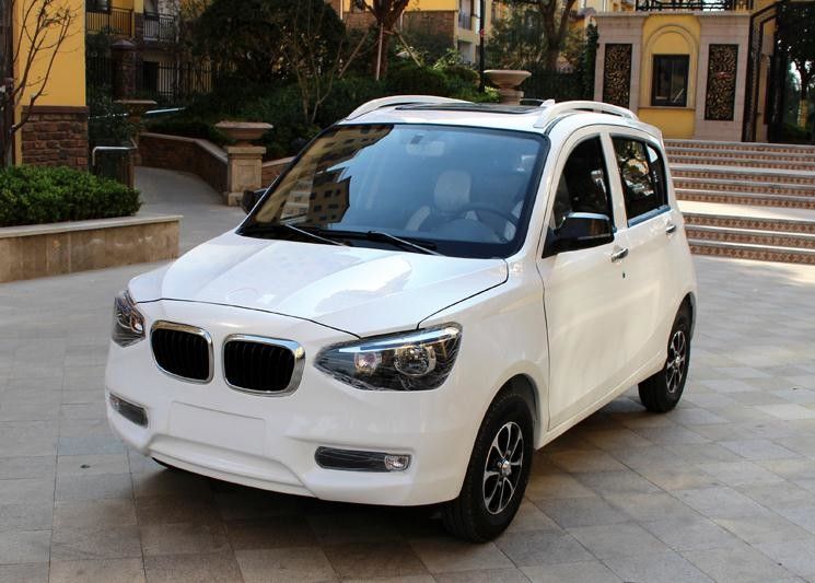 6000 واط عربات الغولف الكهربائية مع 5 أبواب 4 مقاعد BMW ستايل مروحة مروحة MP3 راديو PVC