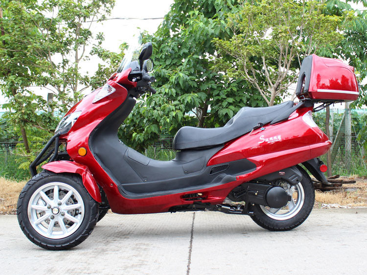50CC أفقي نوع ثلاثي عجلة دراجة نارية مع اسطوانة واحدة ، نقل محرك حزام