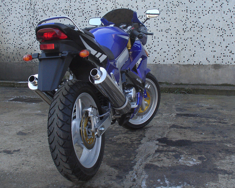 دراجة نارية آمنة 250cc المروحية مع اسطوانة مزدوجة أربعة السكتة الدماغية وأربعة ألوان