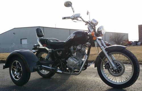 250cc تبريد الهواء 3 عجلة ترايك سكوتر مع اسطوانة واحدة ، 4-Stroke Cooling System