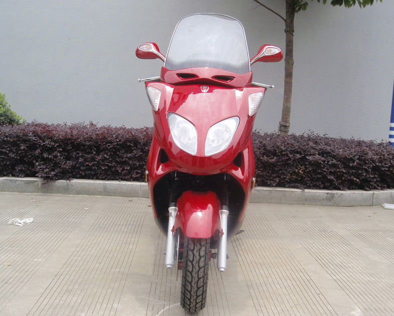 اثنين من الاضواء الزرقاء الكبار الغاز سكوتر ، 150cc موتور سكوتر مع 2 مقاعد جلدية حقيقية