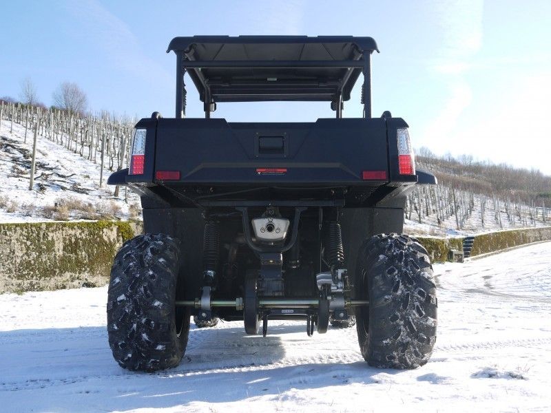 UTV 250 رافعة شوكية محمولة ونش مع مركبات Efi - الأحمر ، Windsheild و Towbar