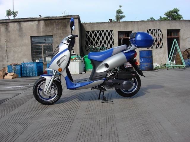 150cc ميني سكوتر مع Cvt القسري تبريد الهواء المحرك ، قرص الفرامل الخلفية الأمامية القرص