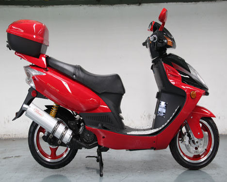 الالكترونيات / قدم القدم 150cc 2 عجلة سكوتر للبالغين / موتور بالطاقة سكوتر