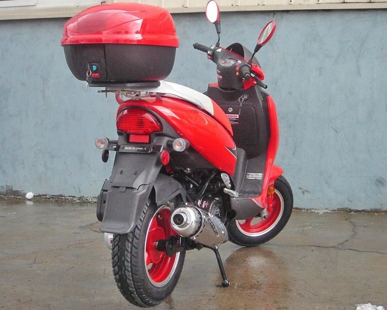 150cc 2 عجلة سكوتر مع محرك CVT 12 