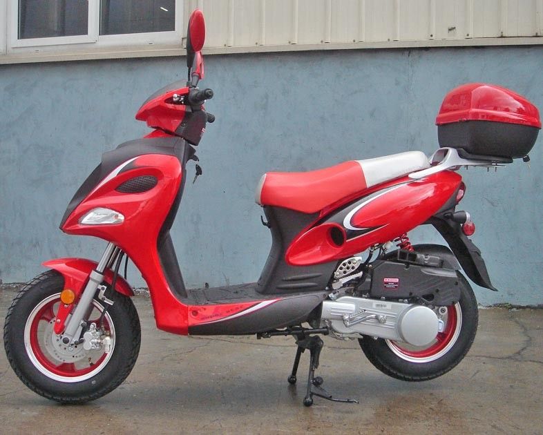 150cc 2 عجلة سكوتر مع محرك CVT 12 