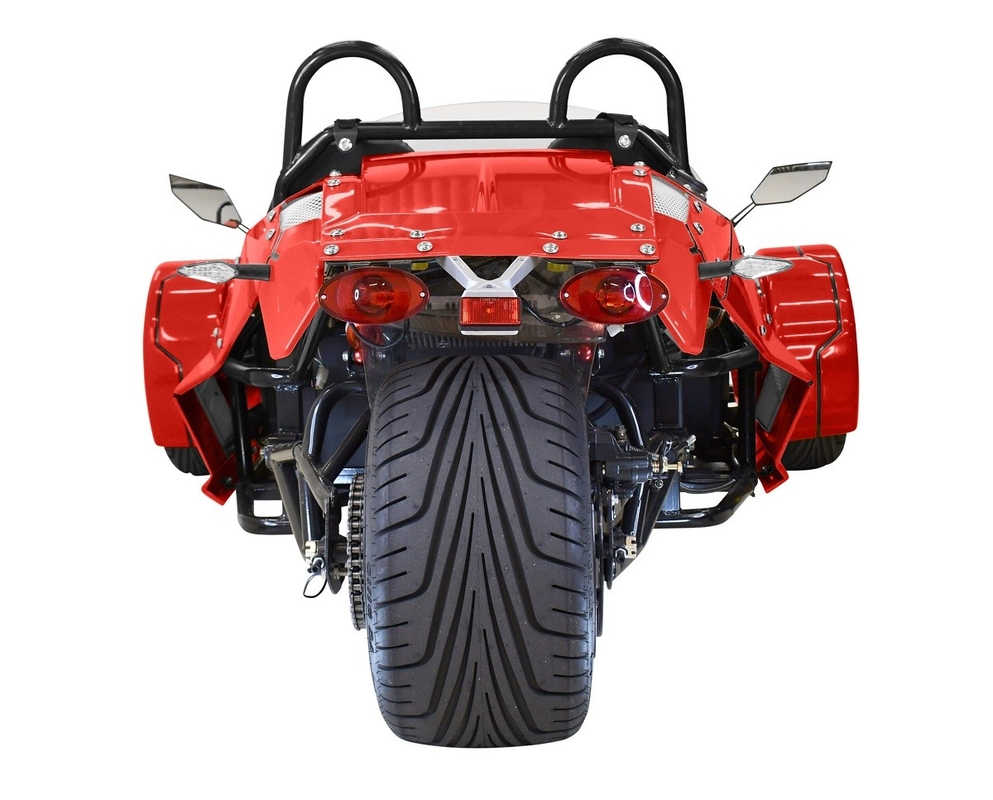 دراجة نارية ثلاثية العجلات E-Spider 72V Trike قوية 3000w محرك وسط القيادة مع بطارية الليثيوم