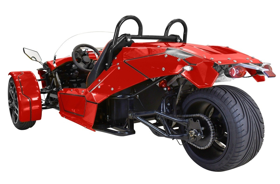 دراجة نارية ثلاثية العجلات E-Spider 72V Trike قوية 3000w محرك وسط القيادة مع بطارية الليثيوم