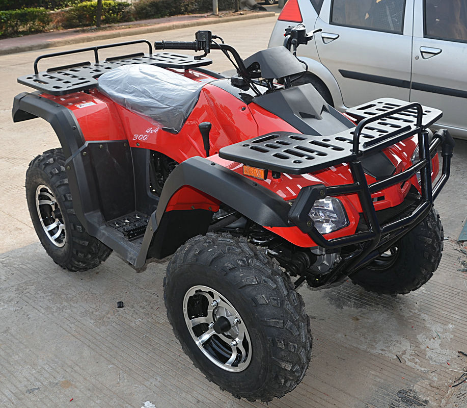Cdi الاشتعال 4 السكتة الدماغية 18.35hp 300cc ATV الكبار رباعية الدراجات 4x4 65km / H