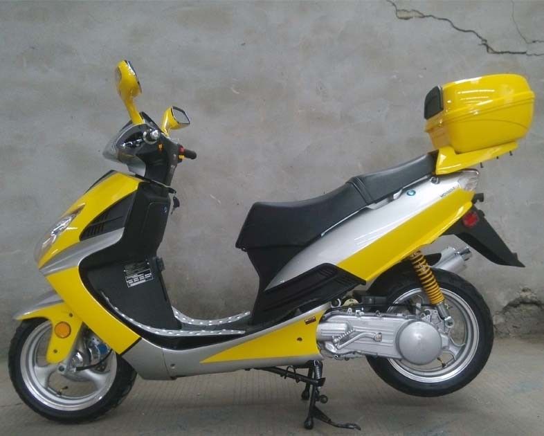 Eletric / ركلة البداية 150CC واحدة اسطوانة 4 السكتة الدماغية موتور سكوتر مع قرص الفرامل الأمامية