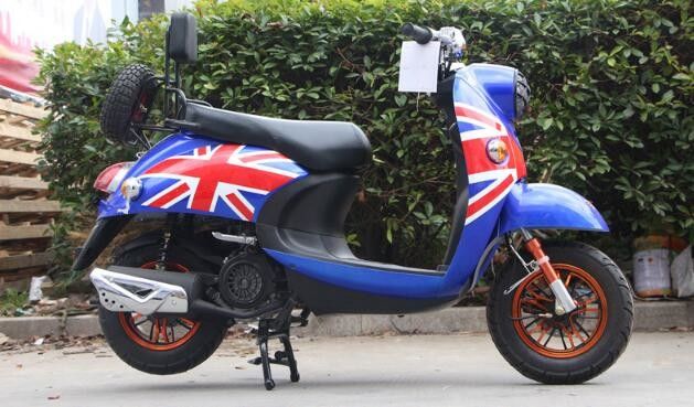 4 السكتة الدماغية تبريد الهواء 150CC الكبار موتور سكوتر الجبهة القرص الخلفي طبلة الفرامل