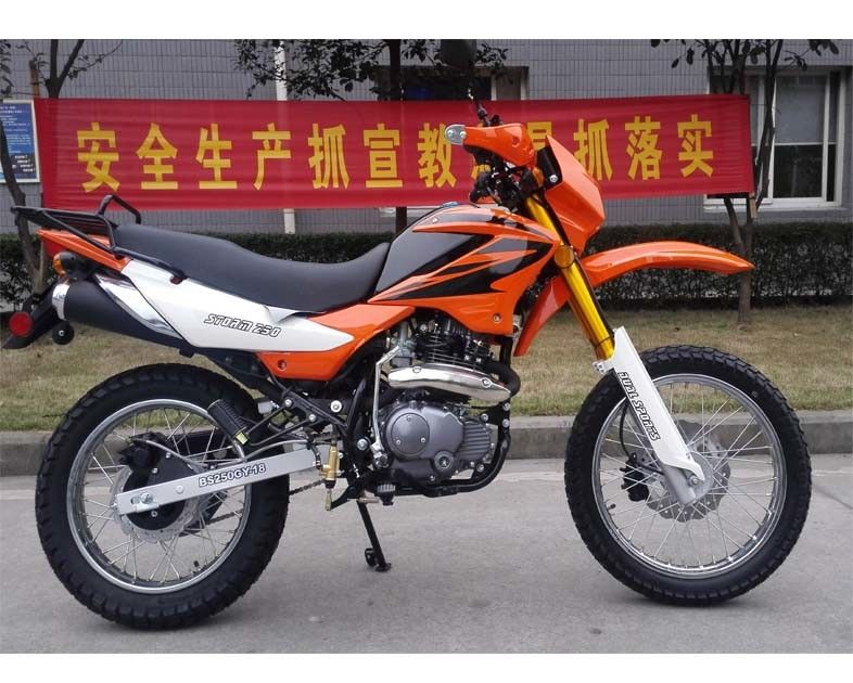 229cc تبريد الهواء الترابية دراجة نارية قبالة الطريق للدراجات النارية مع الهواء تبريد الرصيد رمح المحرك