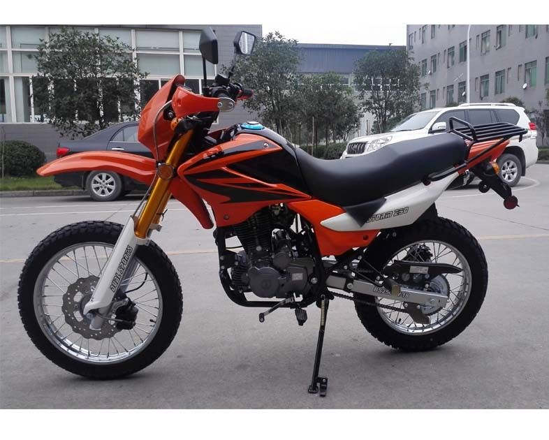229cc تبريد الهواء الترابية دراجة نارية قبالة الطريق للدراجات النارية مع الهواء تبريد الرصيد رمح المحرك