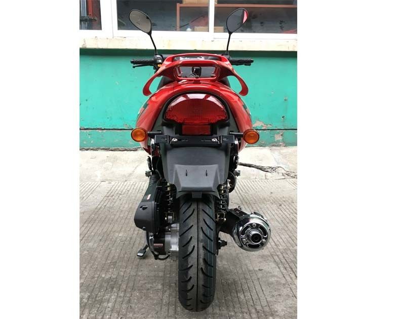 50cc CVT القسري تبريد الهواء ميني الدراجة سكوتر الجبهة القرص الخلفي طبلة الفرامل