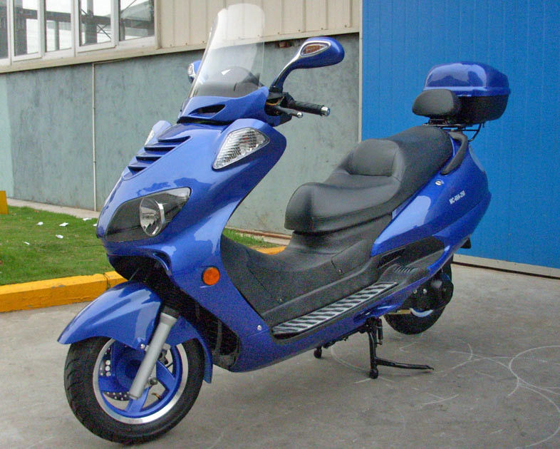 الألومنيوم القدم Peda الكبار موتور سكوتر 250cc مع الجبهة قرص ABS قرص خلفي قرص الفرامل