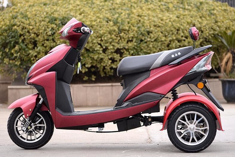 لا شيء سقوط 3 عجلة دراجة نارية دراجة نارية 60v 800W سرعة قصوى 50 - 60km / H
