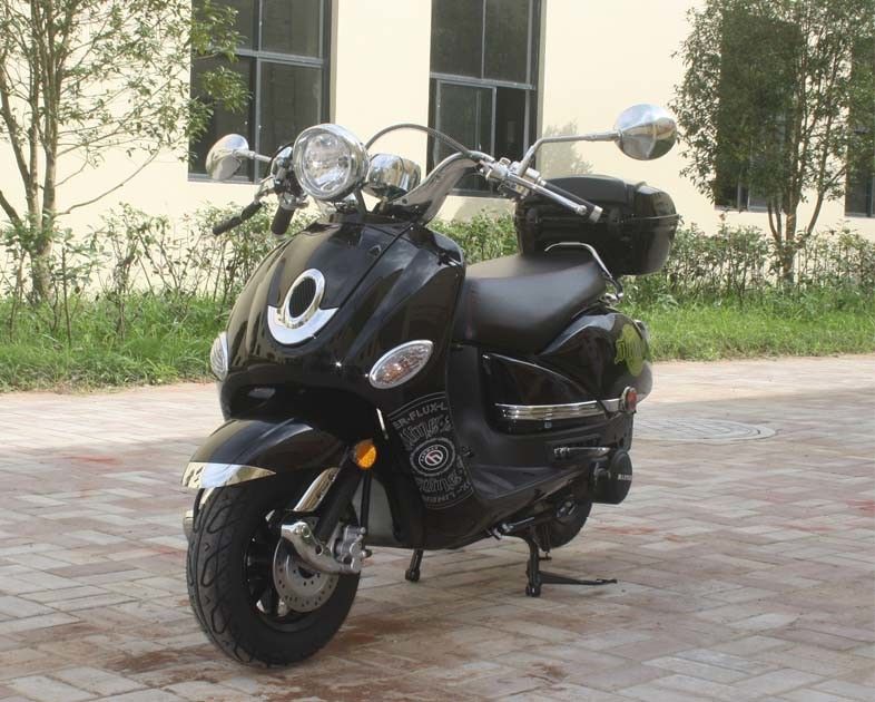 الكهربائية / ركلة دراجة نارية تعمل بالطاقة الغاز 150cc للكبار مع الجبهة القرص الخلفي طبلة