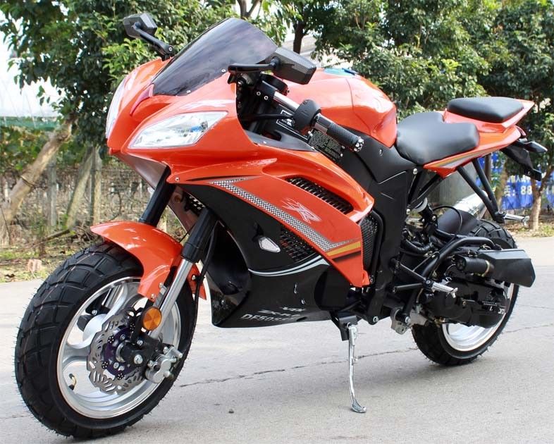 واحد اسطوانة 200cc الشارع القانونية للدراجات النارية 4 السكتة الدماغية الهواء بارد CVT مع نظام مفتاح البداية