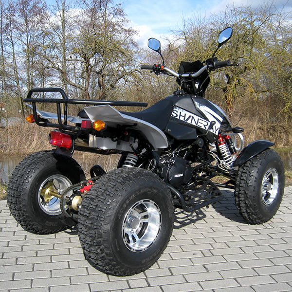 348cc 4 Stroke Youth Racing ATV 2x الفرامل الهيدروليكية قرص الفرامل الأمامية 1x الخلفية