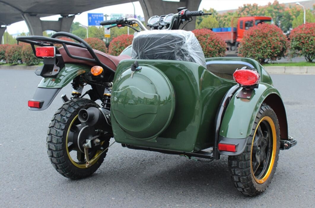200cc Off Road Side Car Motorcycle للتسليم والإسعاف وتحميل الركاب والفواكه