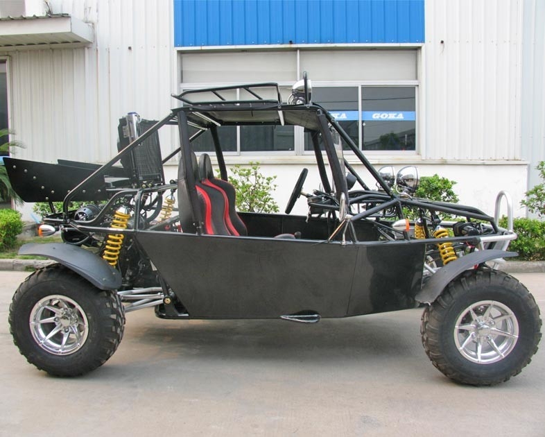 محرك حقن الوقود 800cc Go Kart Buggy إضافي كبير الحجم المفسد الزجاج الأمامي