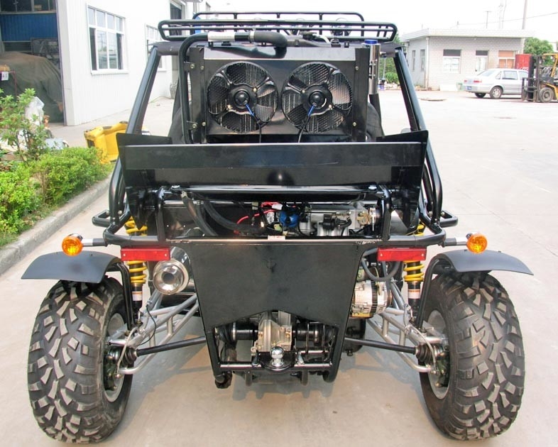 محرك حقن الوقود 800cc Go Kart Buggy إضافي كبير الحجم المفسد الزجاج الأمامي