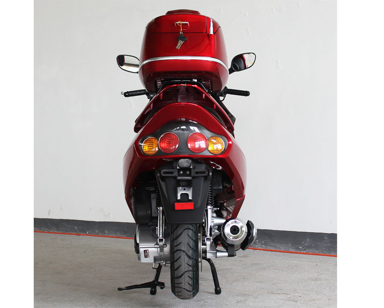 300cc 1 اسطوانة 4 السكتة الدماغية الكبار موتور سكوتر السائل بارد حزام محرك القرص الأمامي / القرص الخلفي