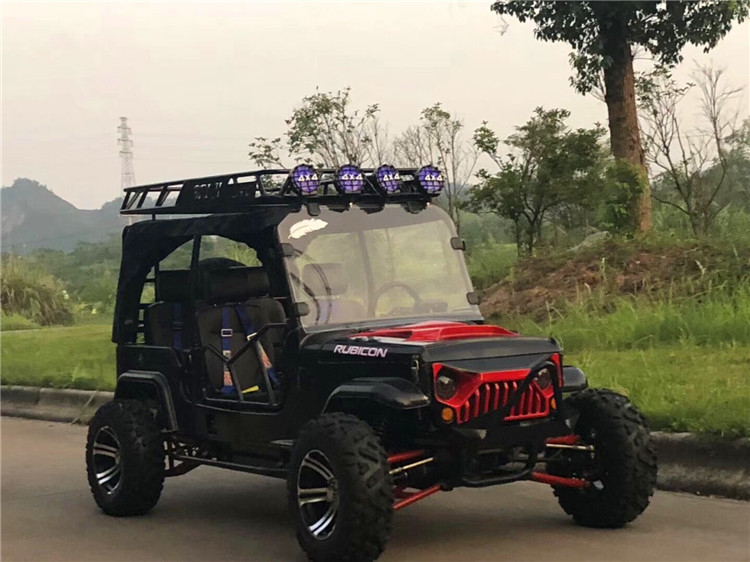 4 مقاعد تذهب كارت العربة الكبار تويوتا جيب الذهاب كارت 300cc مع نقل السيارات