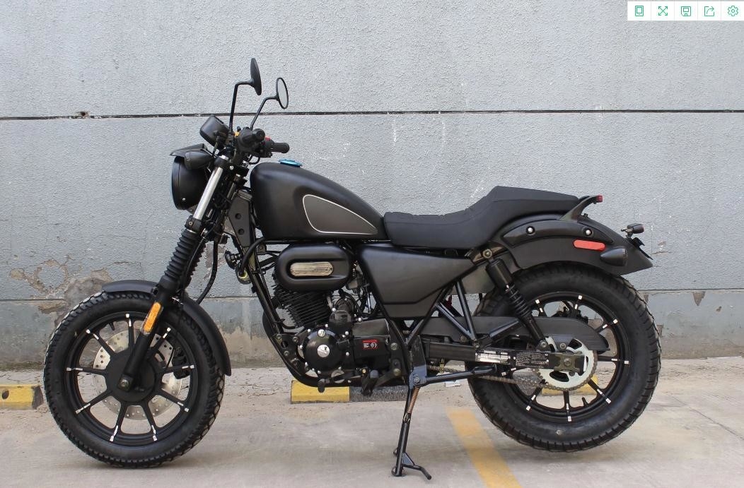 تبريد الهواء اسطوانة واحدة 250cc المروحية دراجة نارية 4 السكتة الدماغية نوع أفقي